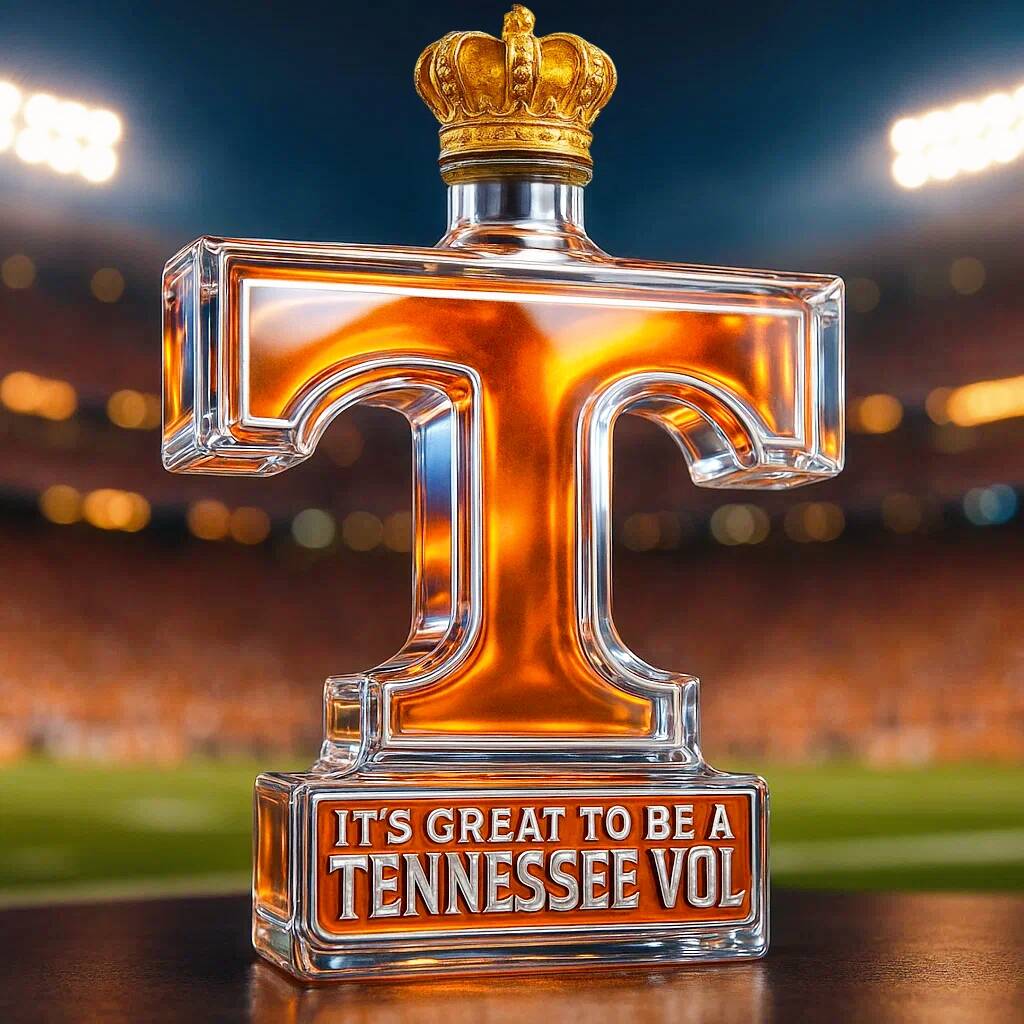 Tennessee Volunteers Whiskey Bottle