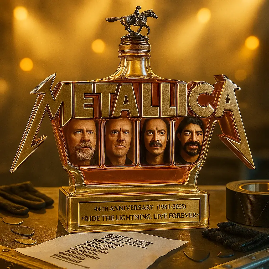 Metallica Limited Edition Whisky Bottle