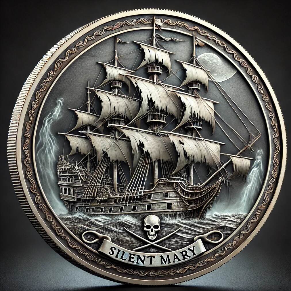 Classic Pirate Ship Coins