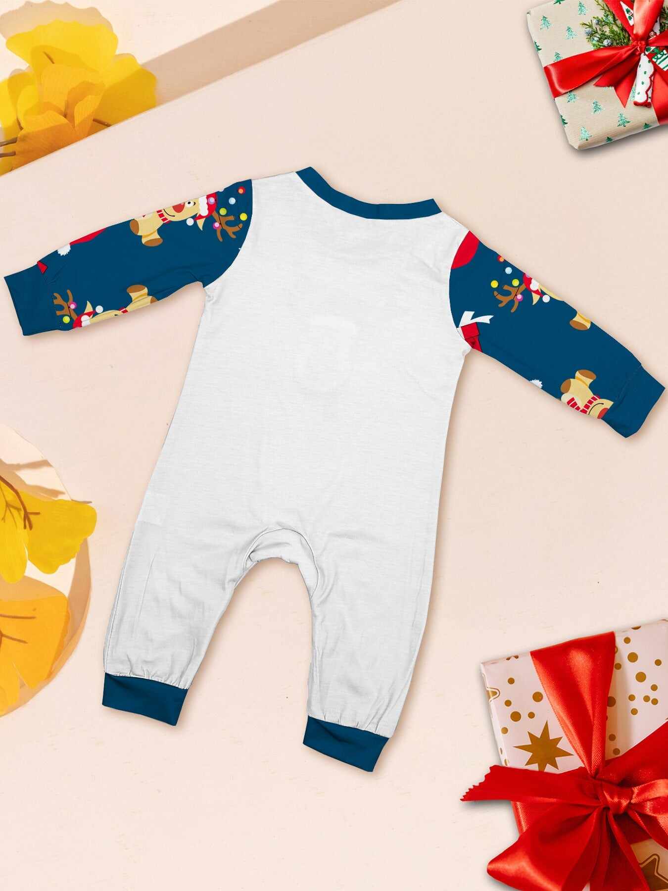 Christmas Fawn Printed Family Matching Christmas Pajamas Sets