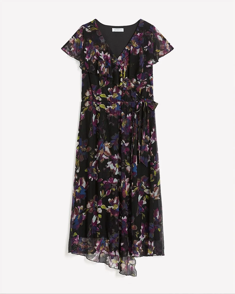 Meredith's Picks - Printed Wrap Maxi Dress - Addition Elle