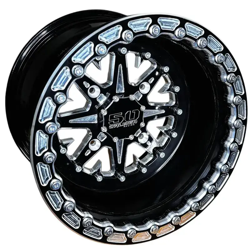 Beadlock Wheels (1 pc) – Billet Aluminum Rims for Canam X3 - Honda Talon - Kawasaki KRX1000 - Polaris RZR XP 1000 - Polaris Turbo S - Polaris General | UTV/ATV Wheels