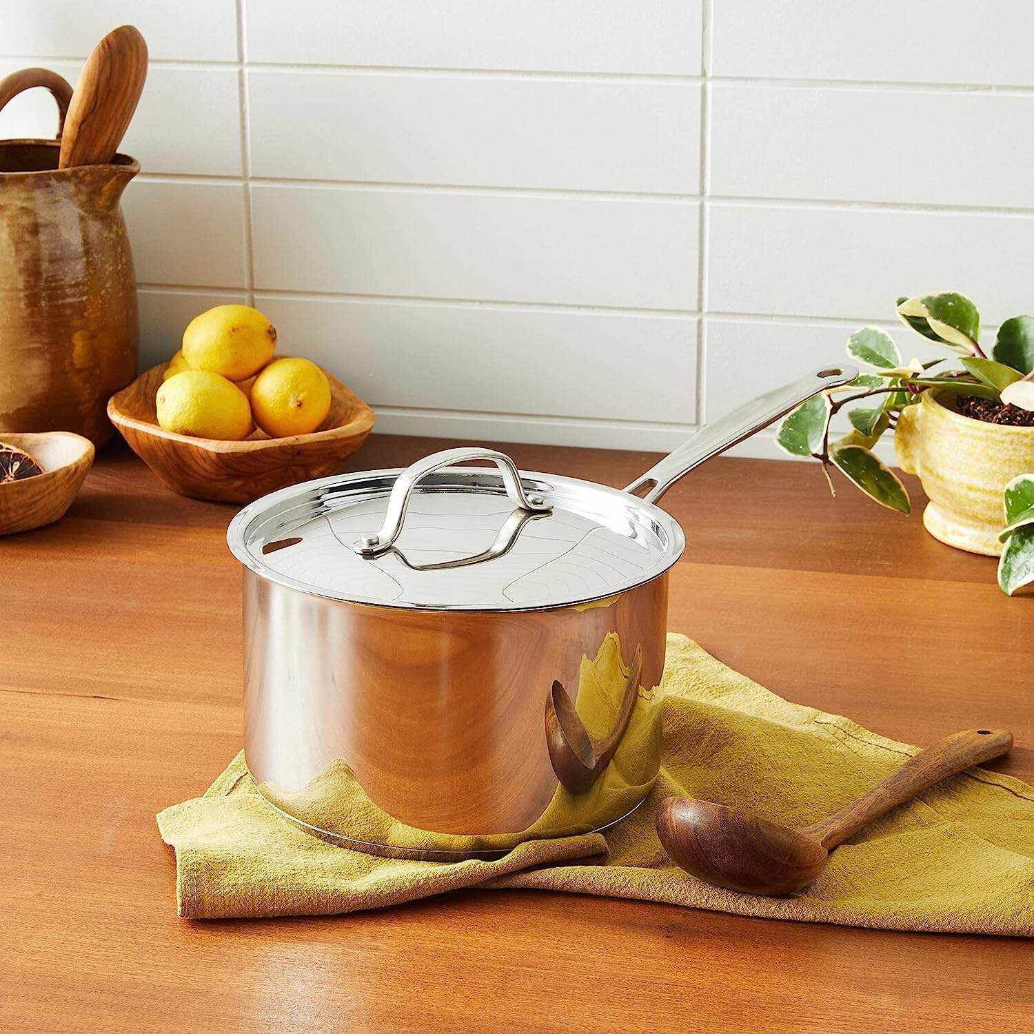 Stainless Steel 17-Piece Set Chef's-Classic-Stainless-Cookware-Collection