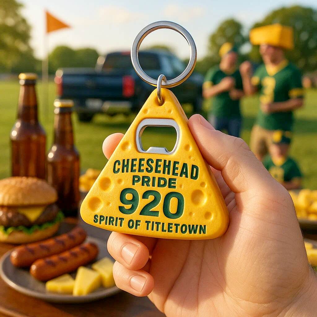 Cheesehead Pride Bottle Opener