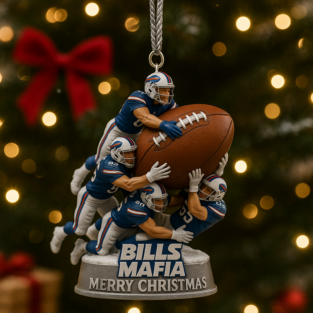 🏈 Bills Mafia “Together We Rise” Christmas Ornament 2025
