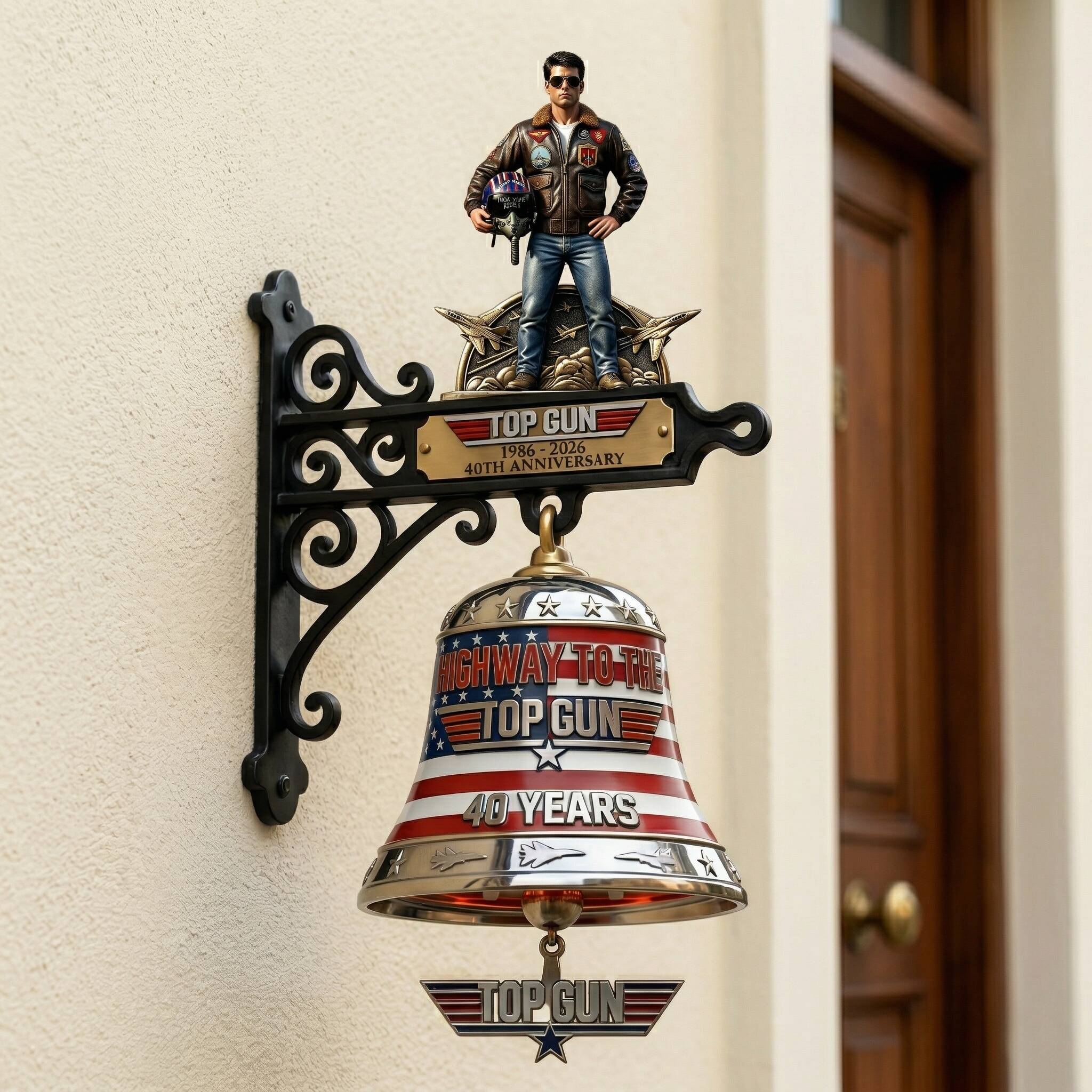 Top Gun 40th Anniversary Bell Ornament