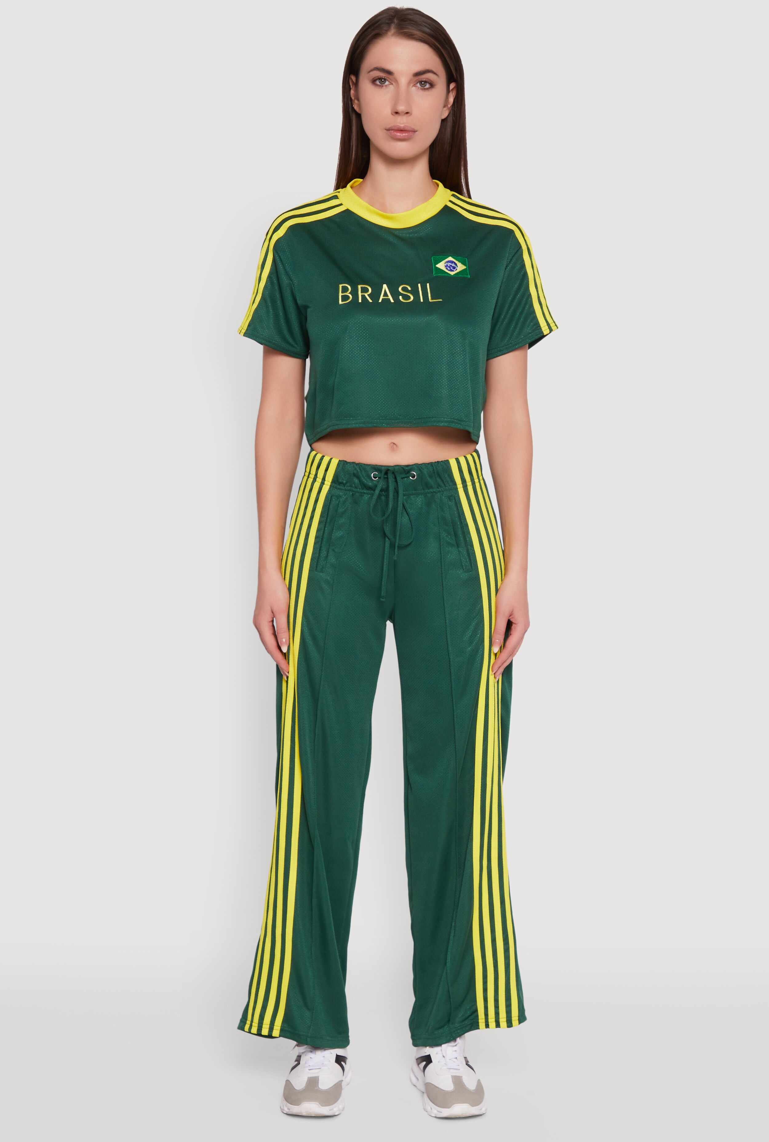 Graphic Cropped Soccer Jersey