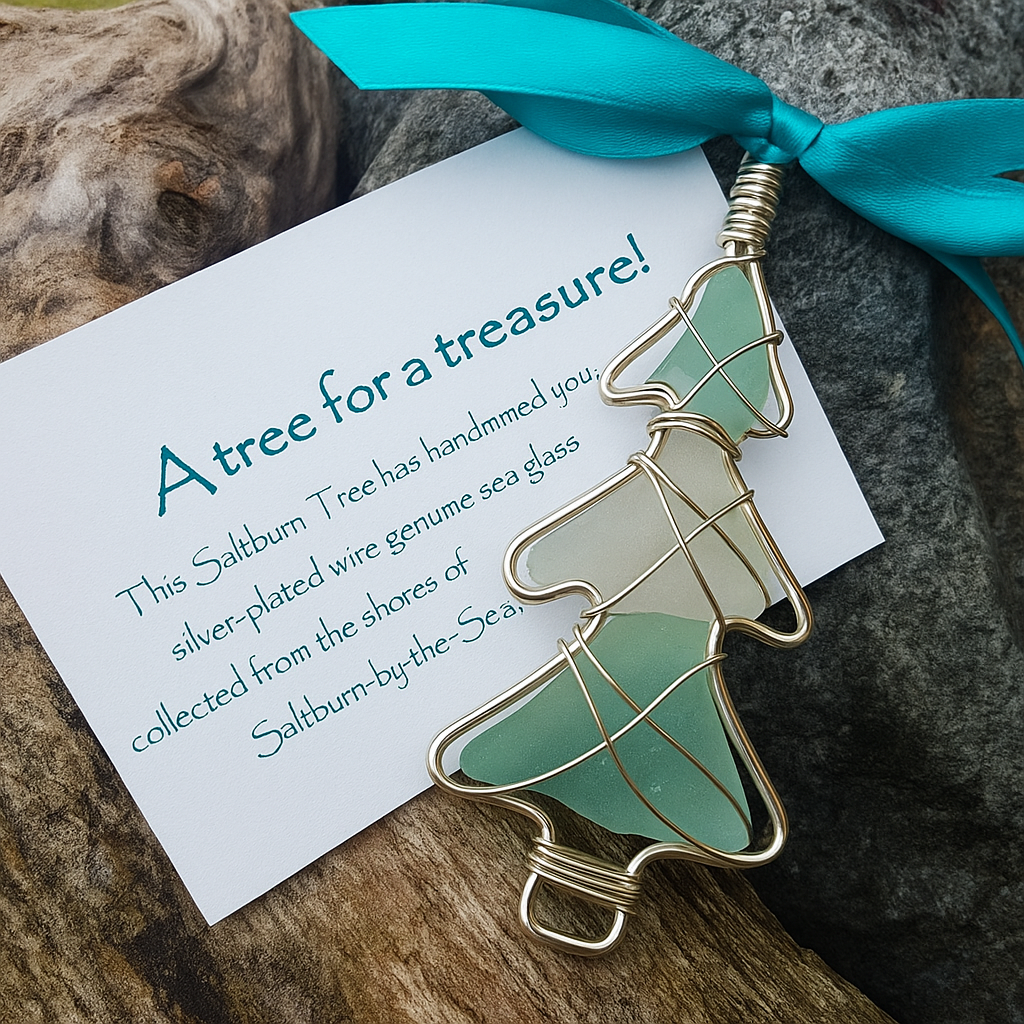 Handmade Sea Glass Ornaments