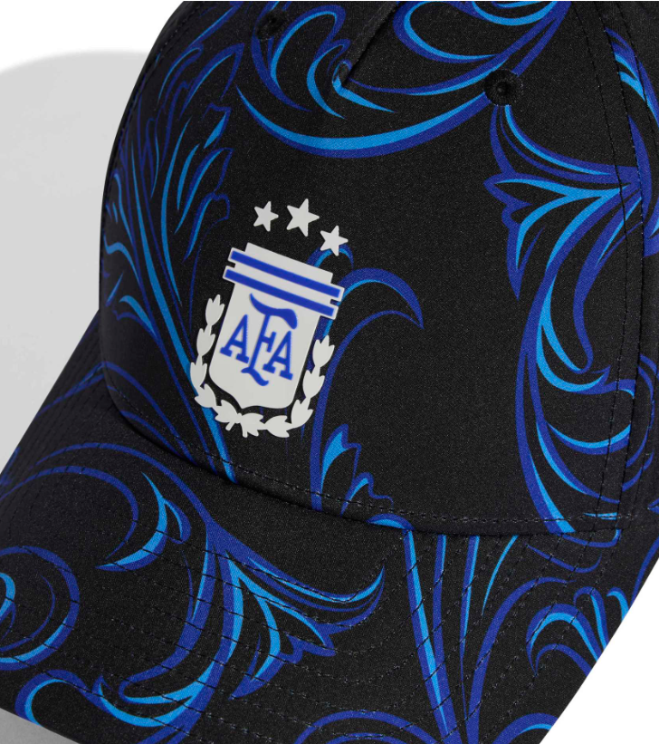 Argentina National Team Unisex Away Baseball Adjustable Hat - Black  adidas
