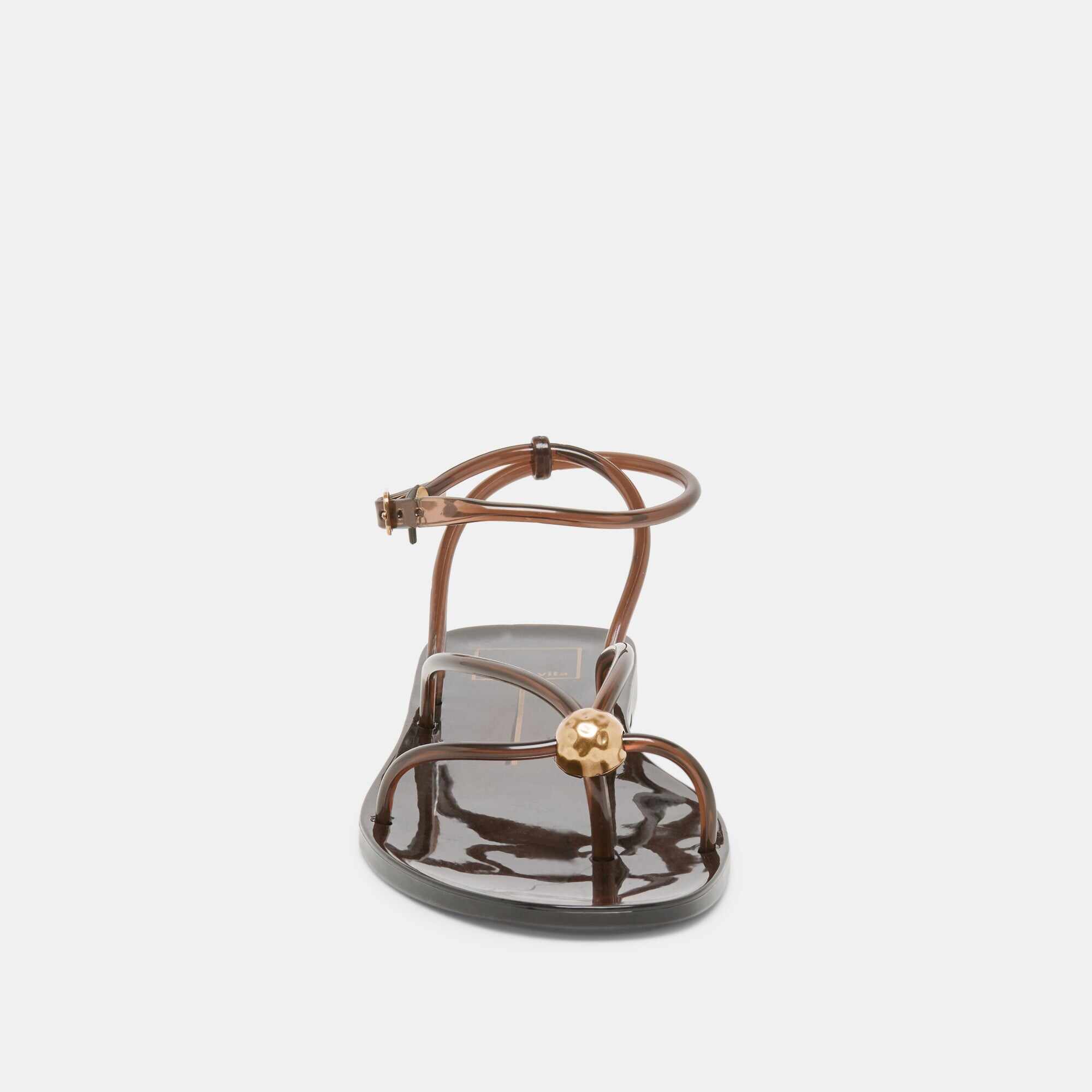 KENLEY VINYL SANDALS CHOCOLATE JELLY
