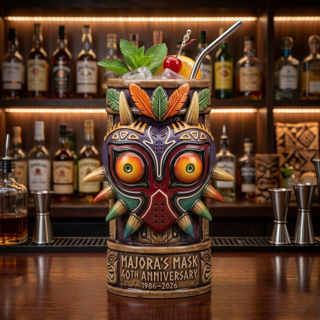 The Legend of Zelda 40th Anniversary Majora’s Mask Collector Tiki Mug