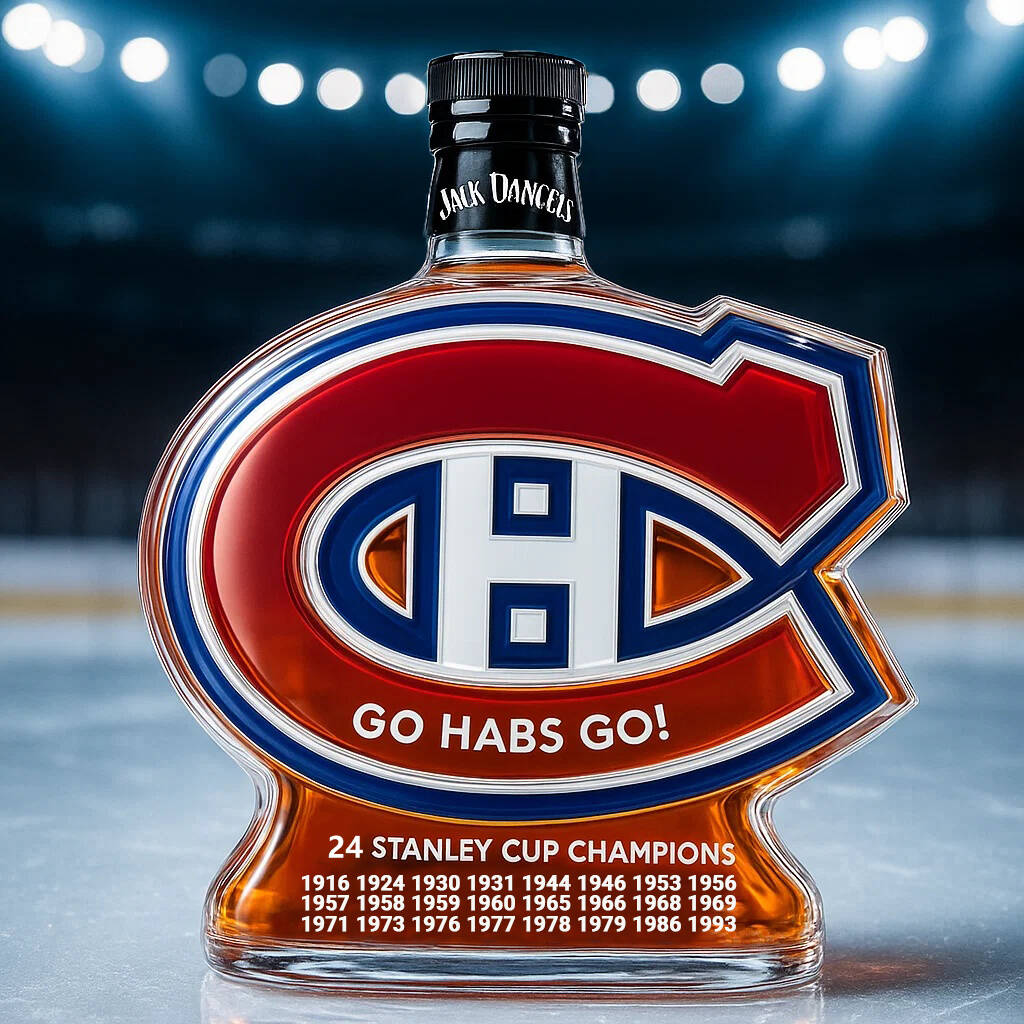 Montreal Canadiens Honor Whisky Bottle