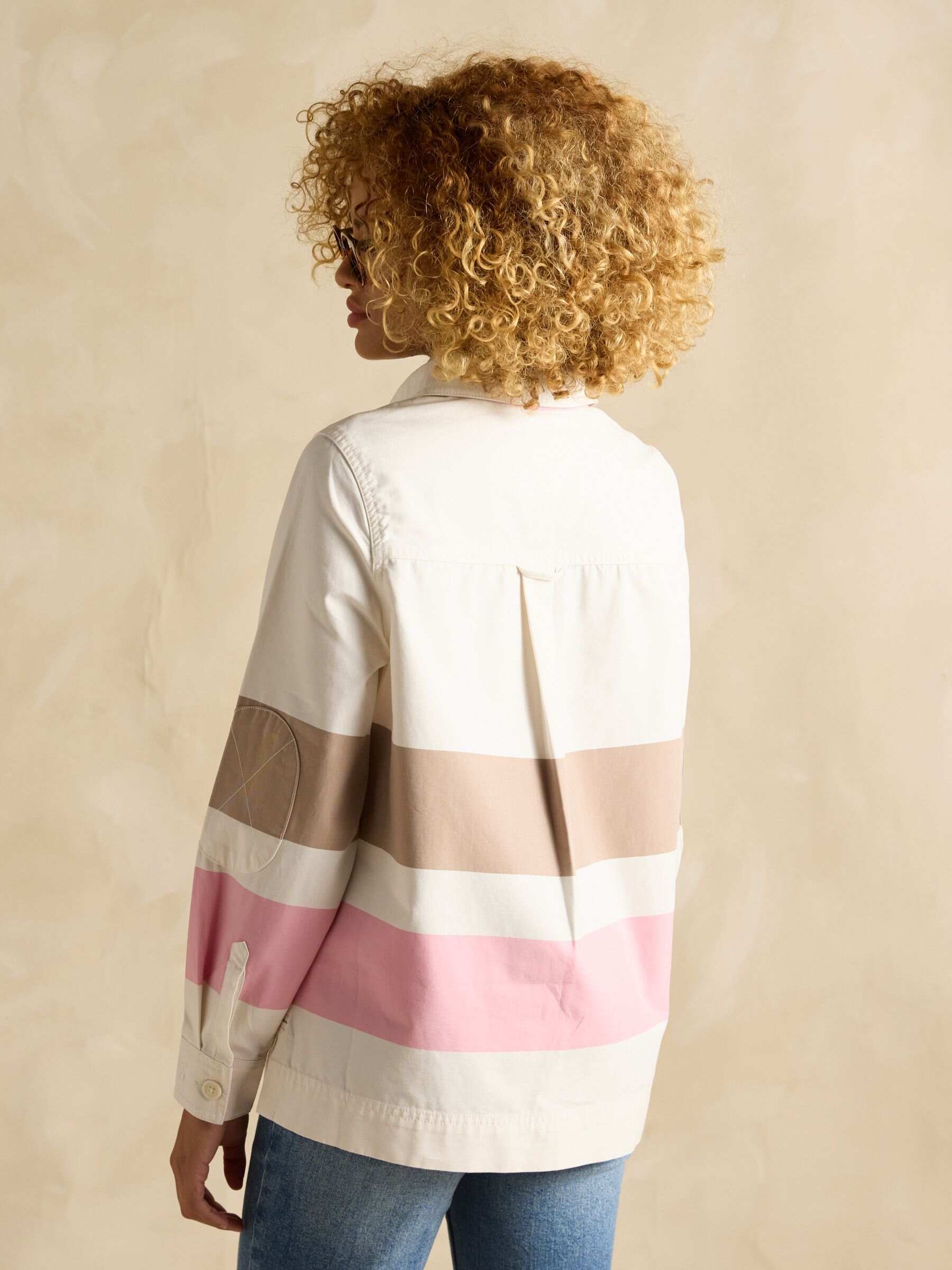 Brinley Tan/Pink Deck Shirt