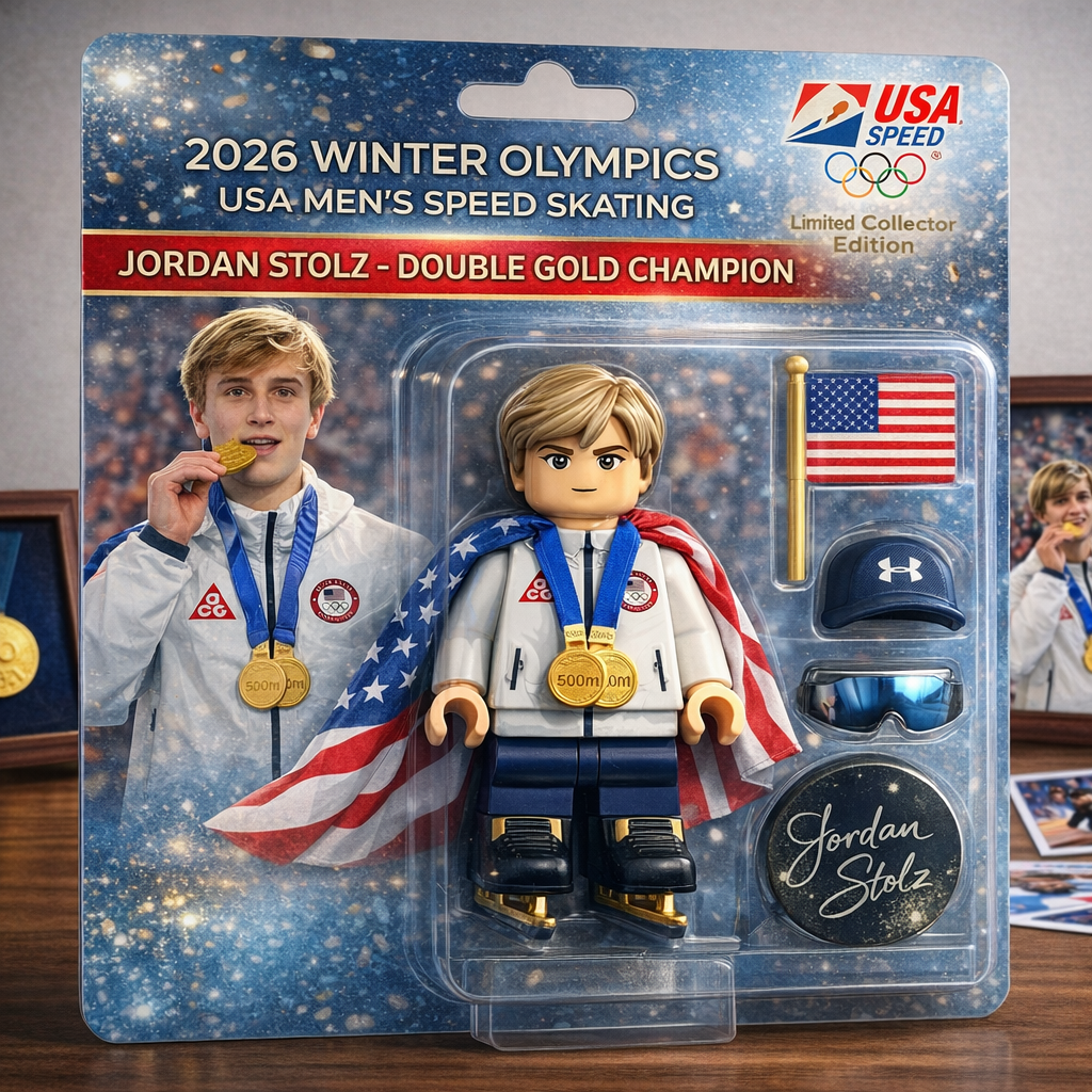 Jordan Stolz – Double Gold Champion 500m & 1000m Olympic Legacy Edition