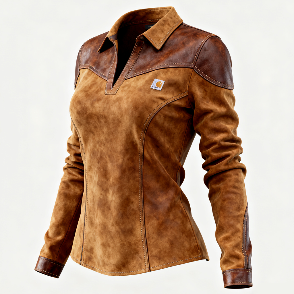 Stylish Women's Shirt With Contrast Panel Design For All-Season Wear