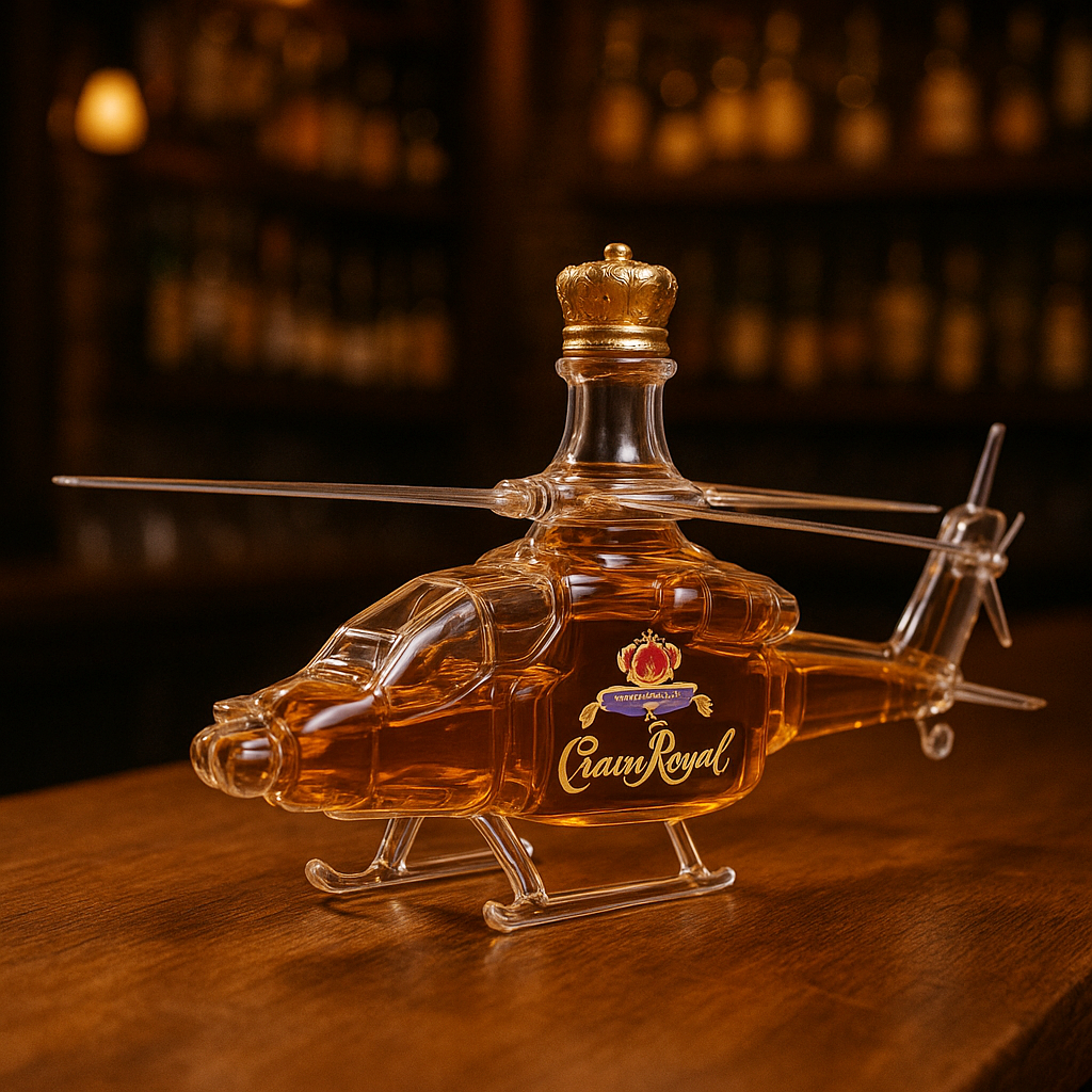 Armed Fighter Whiskey Bottle