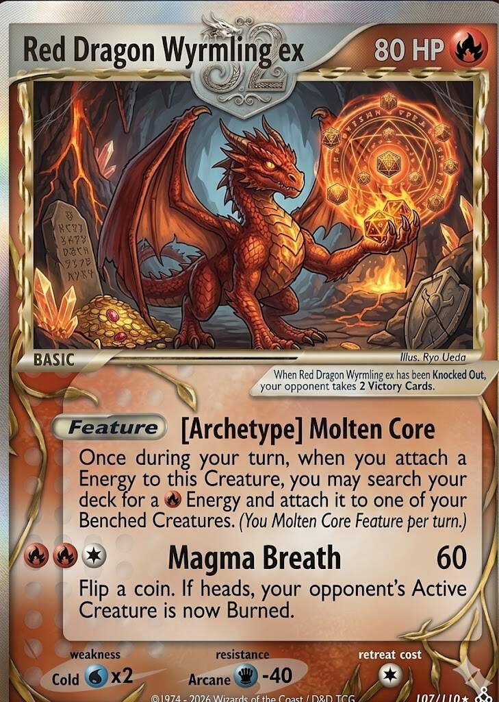 D&D 52nd Anniversary TCG Cards