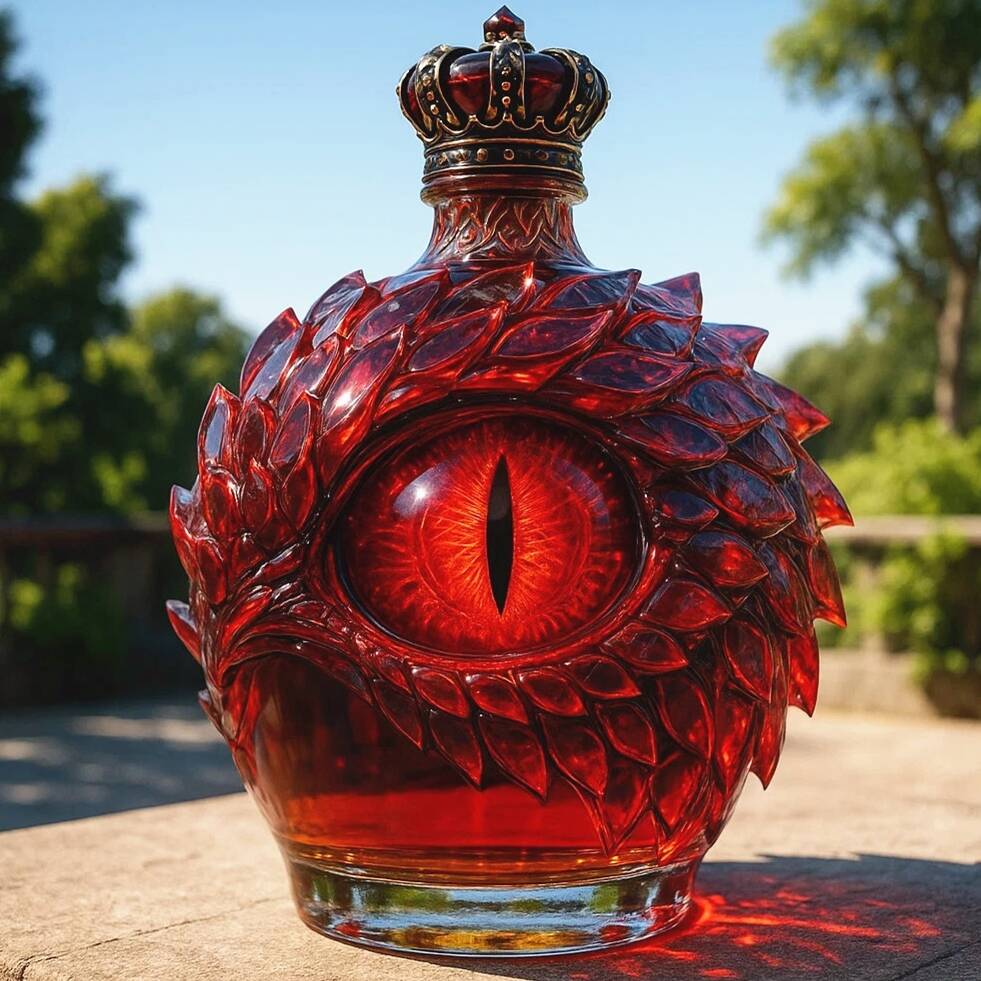 Dragon Eye Whiskey Bottle