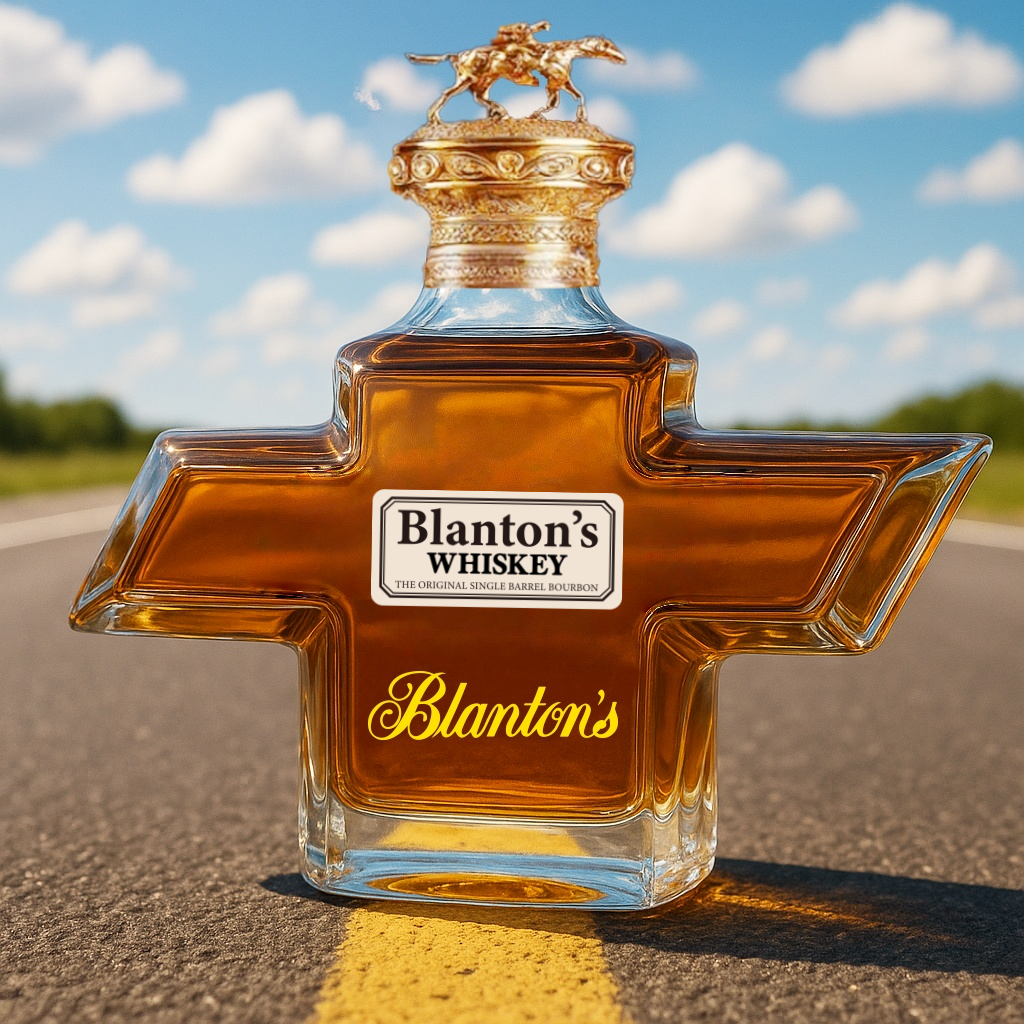 Chevrolet Whiskey Bottle