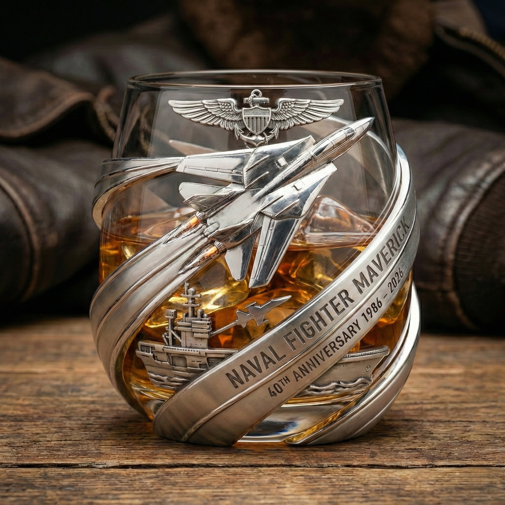 Top Gun 40th Anniversary Whiskey Glass