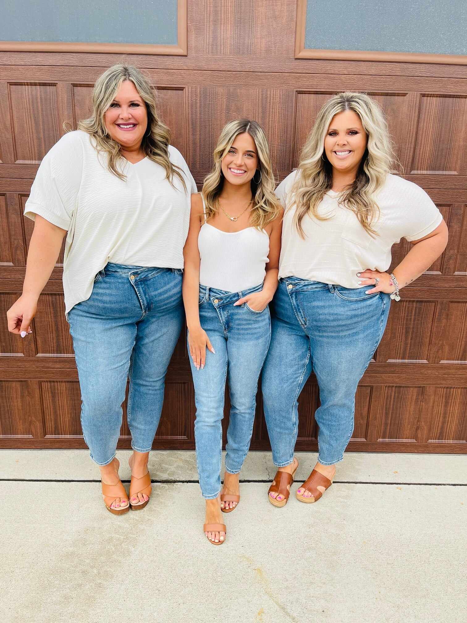REG/CURVY Waist Cinching Criss Cross Confidence Jeans