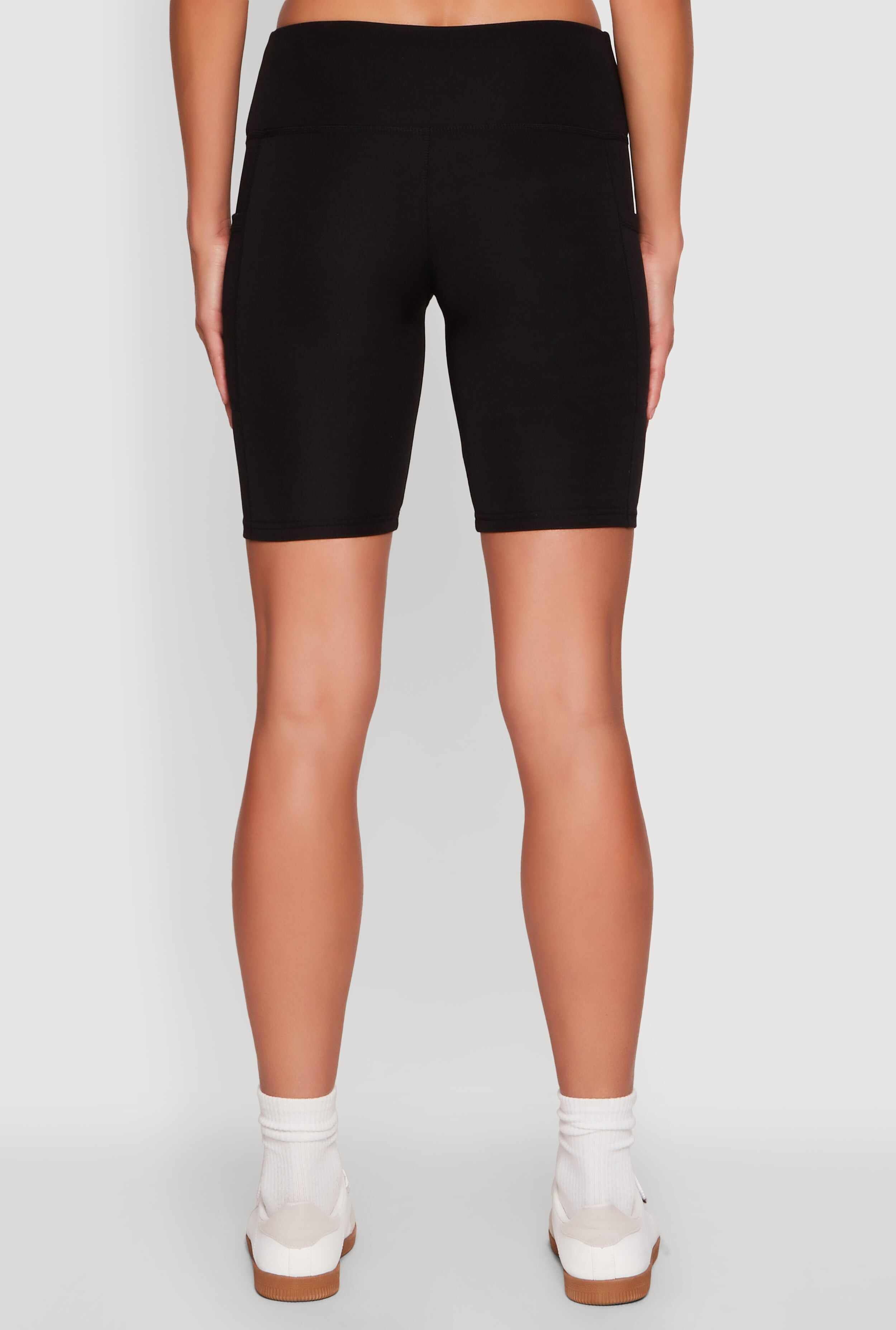 Cellphone Pocket Biker Shorts