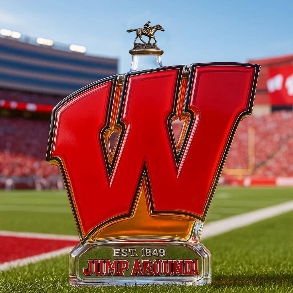 Wisconsin Badgers Limited Edition Whisky Bottle