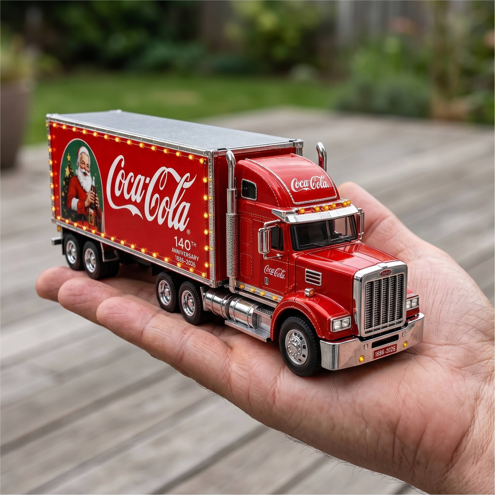 Hot Wheels Coca-Cola Holiday Truck – 140th Anniversary Edition