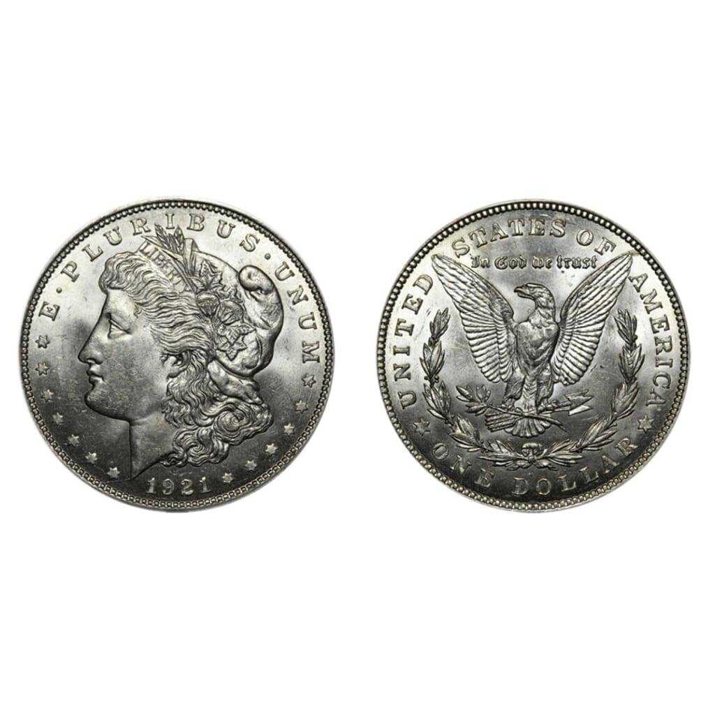 1921 Morgan Commemorative Silver Dollar Brilliant Uncirculated (BU)