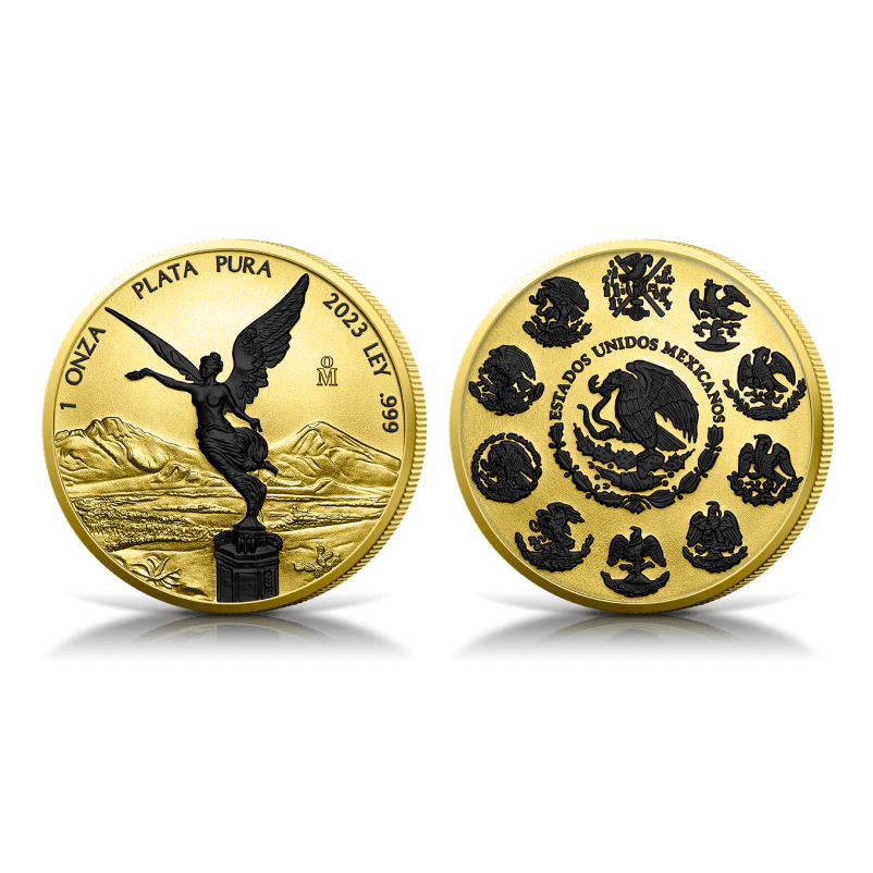 Libertad 2023 24k Gold & Black Platinum