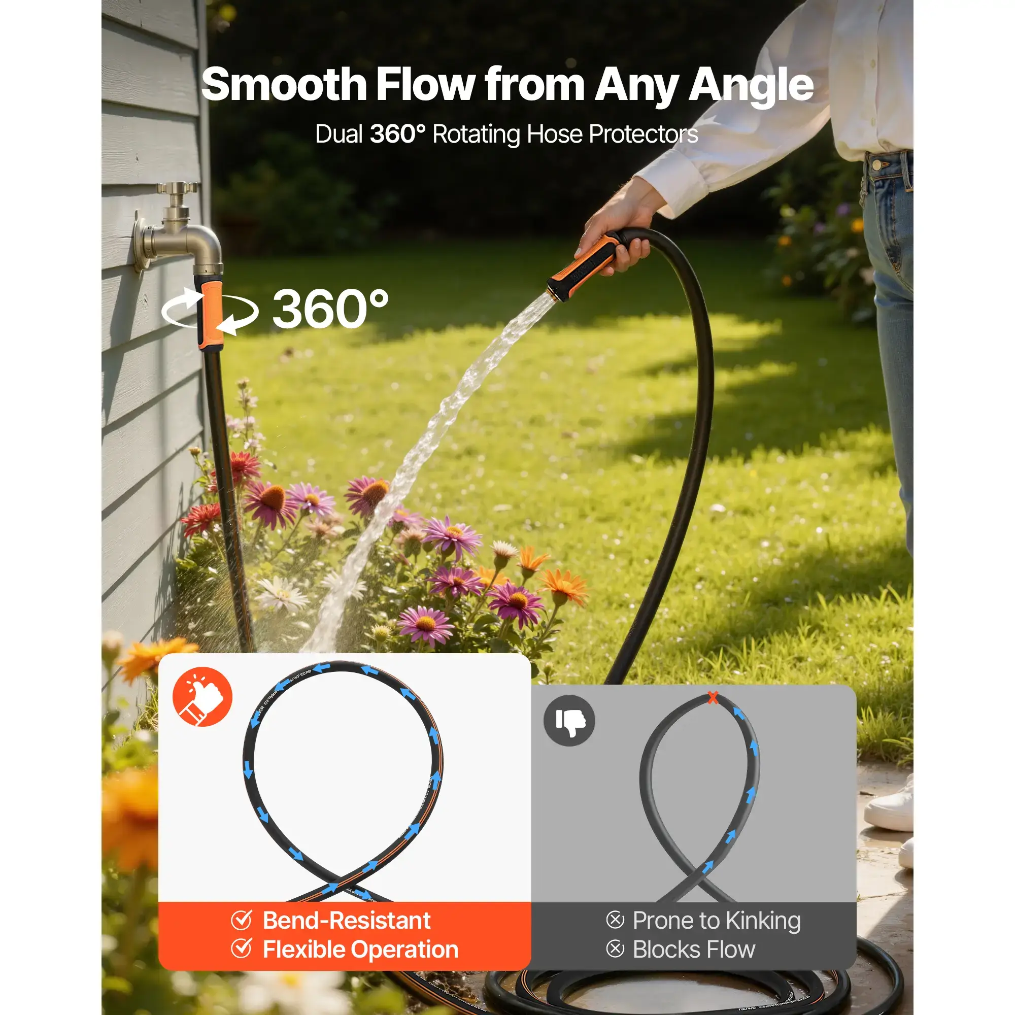 Garden Hose,100 ft 5/8