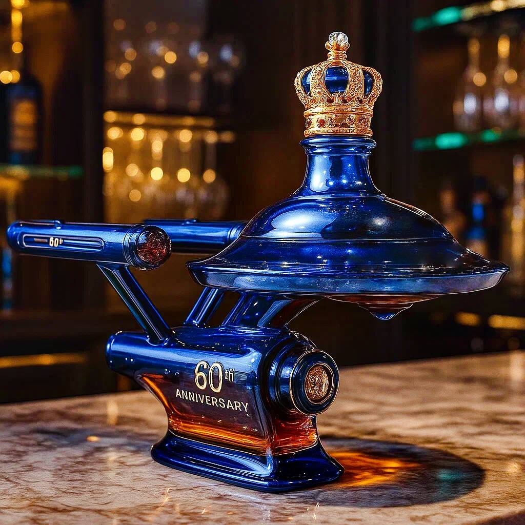 Star Trek 60th Anniversary Whisky Bottle