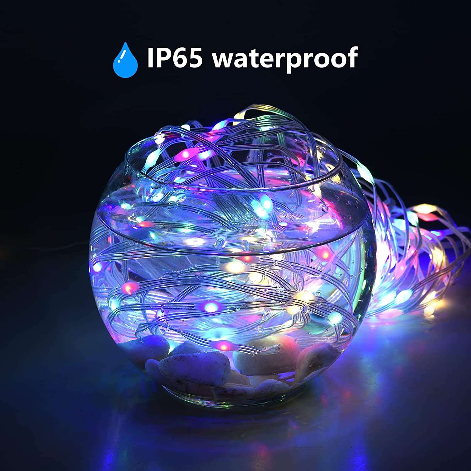 Outdoor Solar String Lights, 164ft 500 Led Solar Powered Fairy Lights With 8 Modes Waterproof Decoration Copper Wire Lights For Patio Yard Trees Christmas Wedding Party