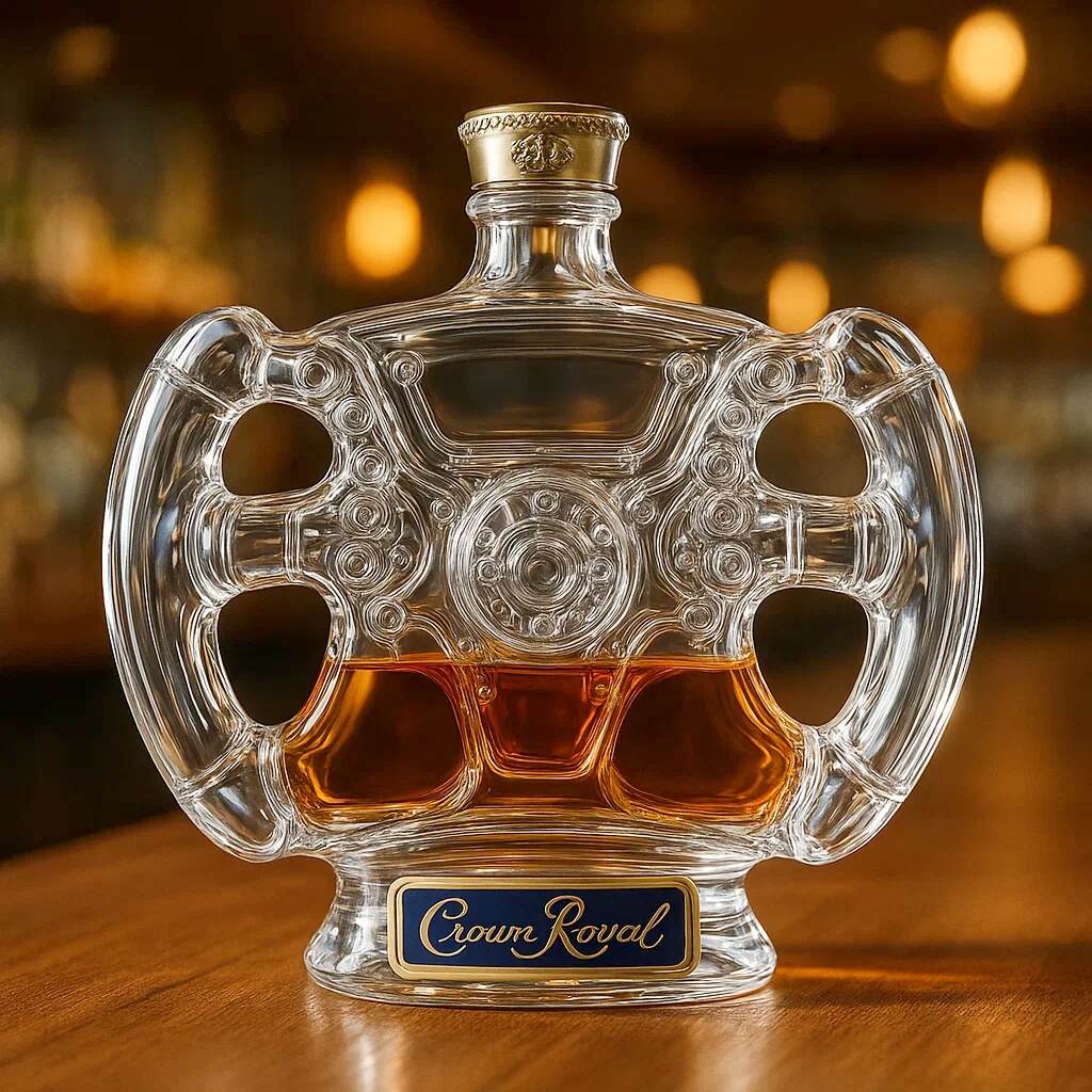 🏎️F1 Steering Wheel Whiskey Bottle