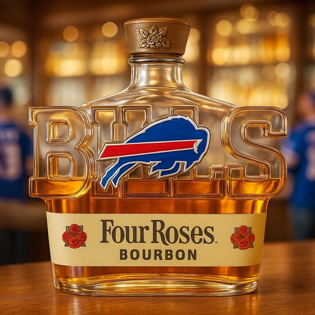 Buffalo Bills Limited Edition Whiskey Bottle