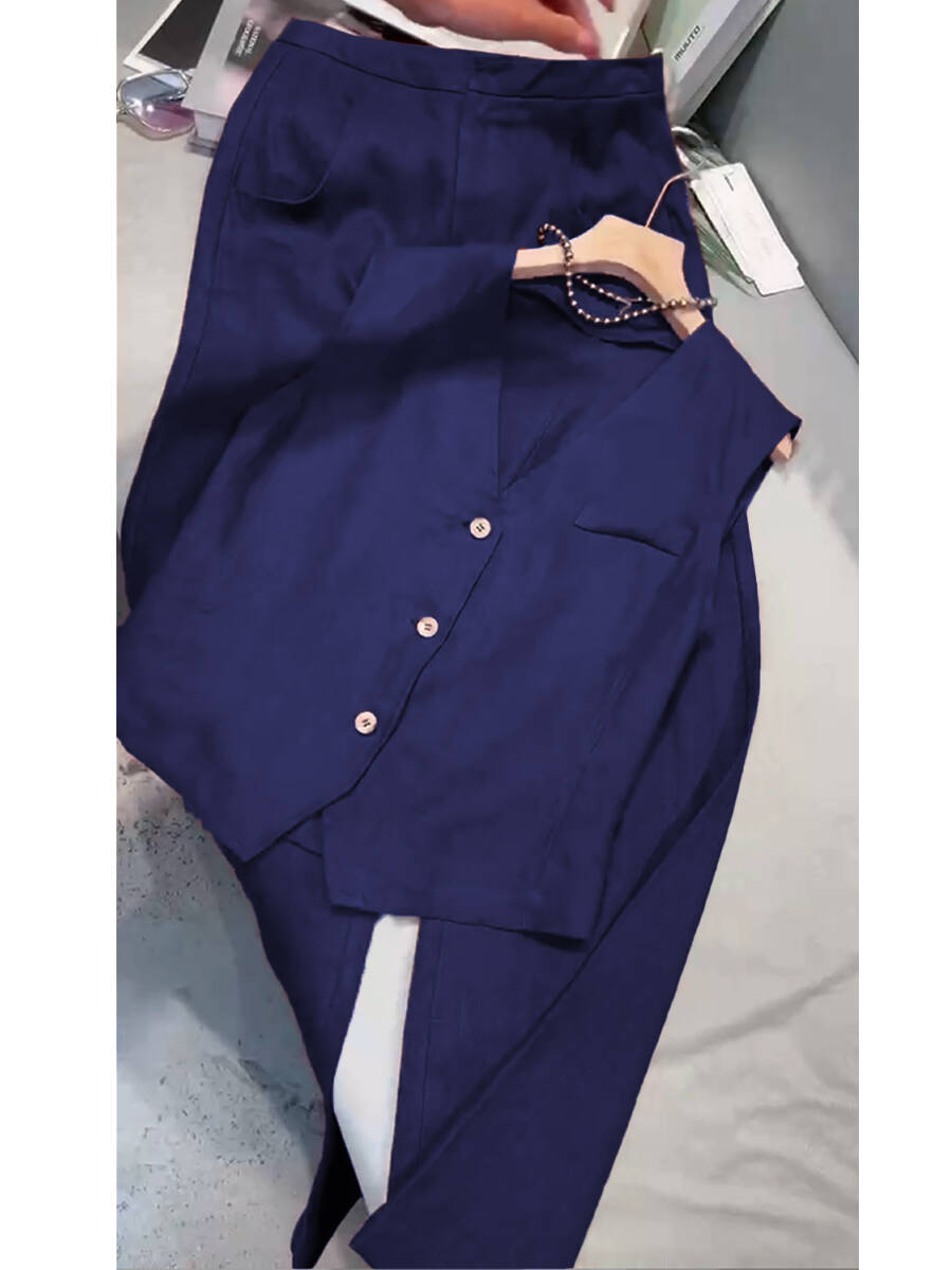 🔥Summer Arrivals🌟Women's Cotton And Linen Casual Vest and Pants Set