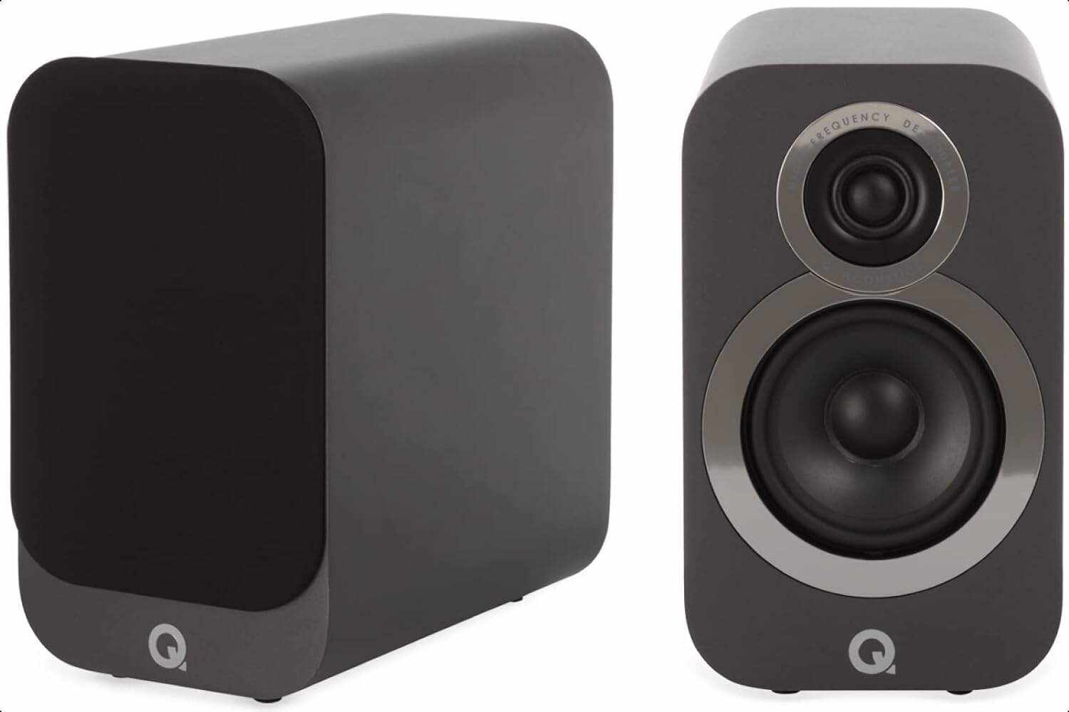Q Acoustics 3010i Compact Bookshelf Speakers Pair English Walnut - 2-Way Reflex Enclosure Type, 4