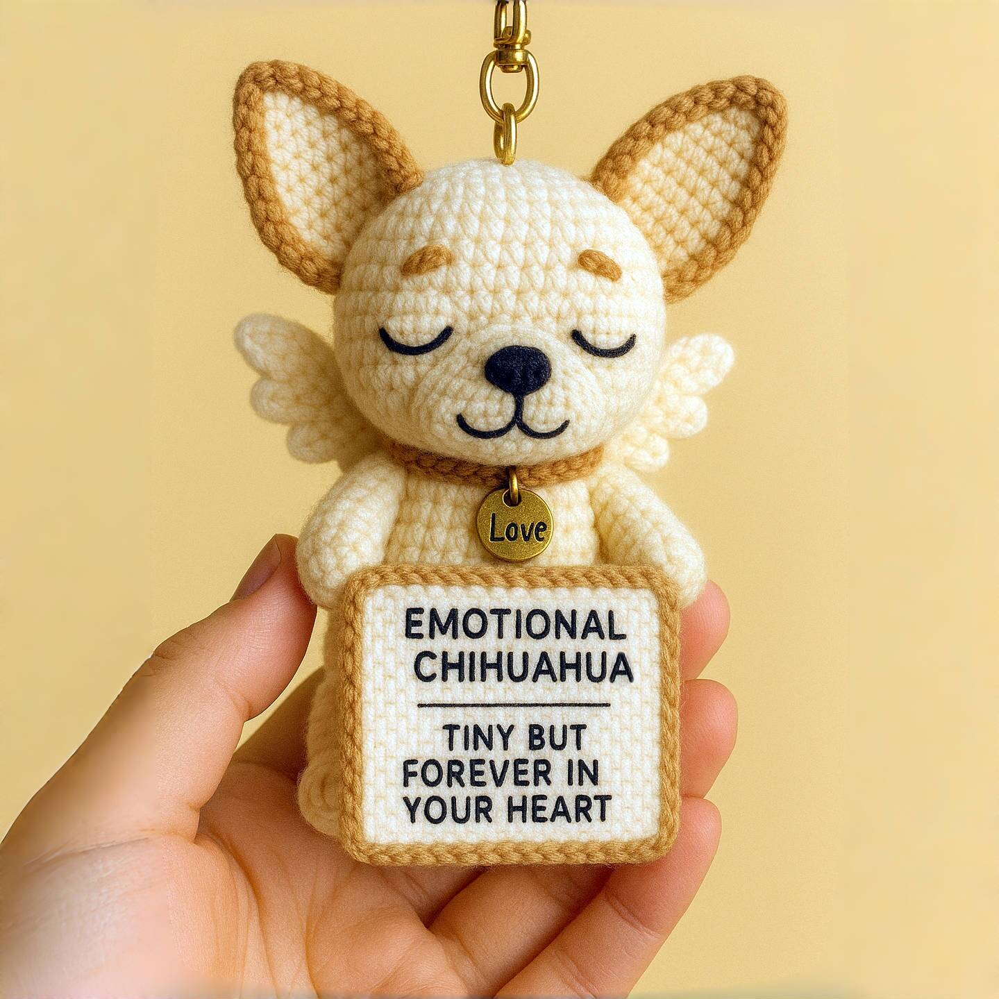 Remembrance Pup Keychain