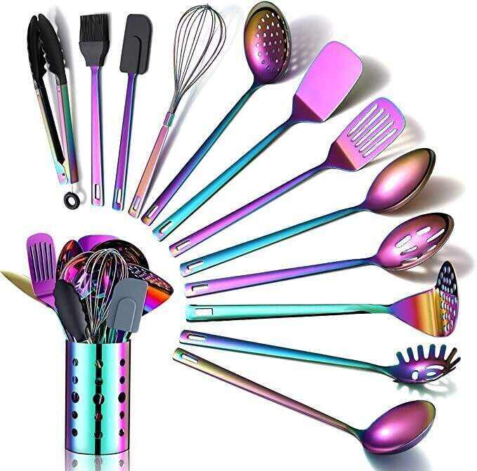 Rainbow Kitchen Utensil Set