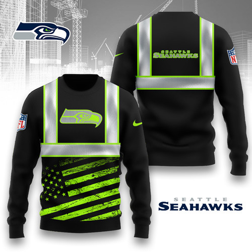 Seattle Seahawks | Premium NFL Safety Hi-Vis Hoodie MM