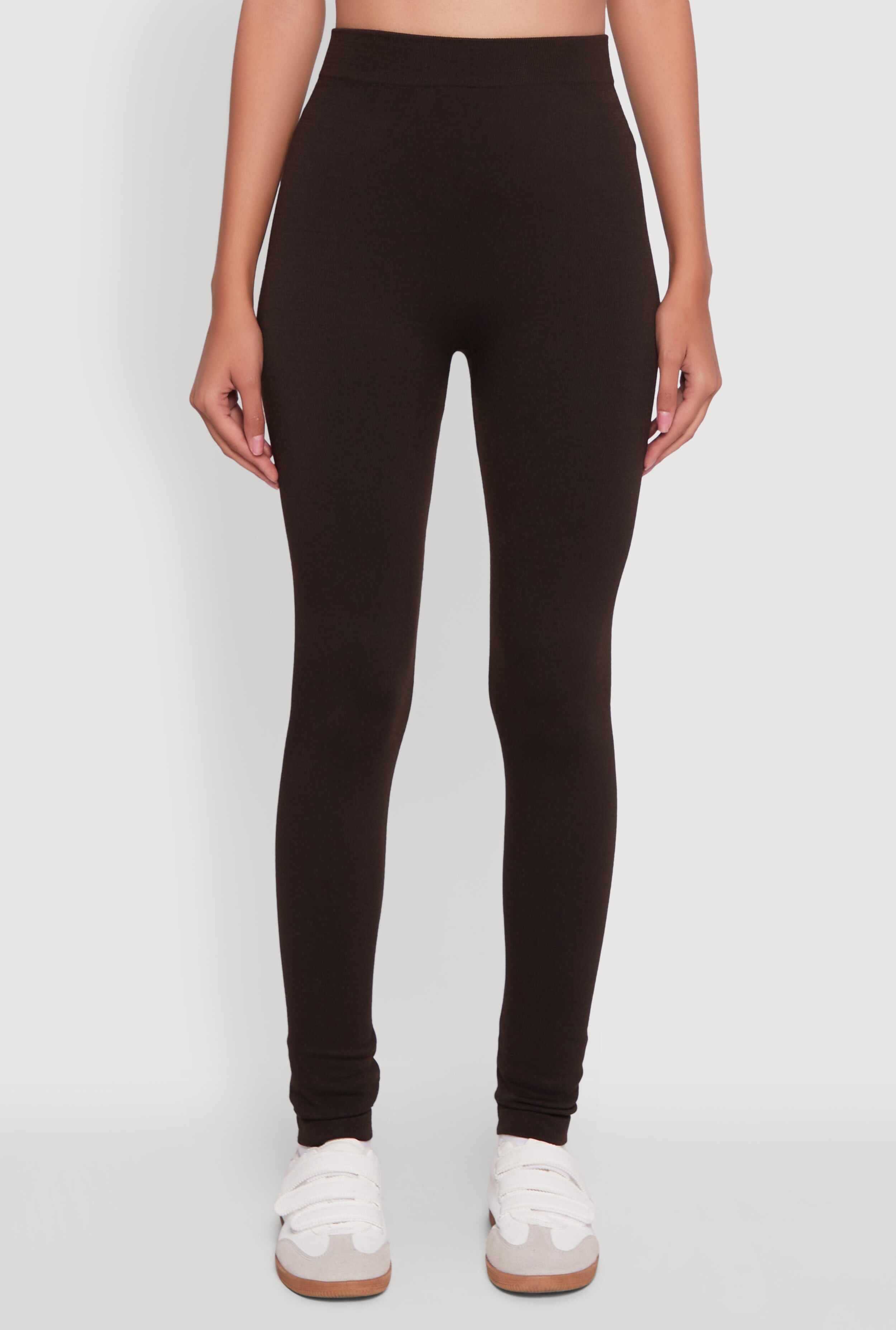 High Waisted Terry Cloth Leggings