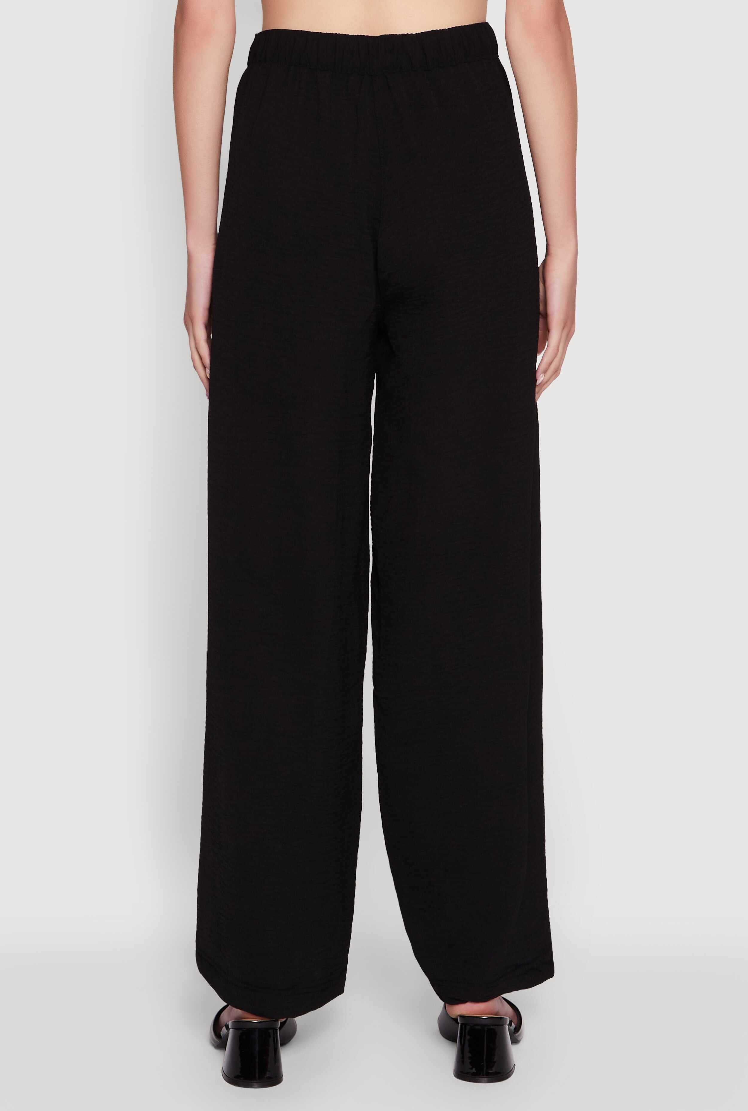Trendy High Waisted Wide-Leg Palazzo Pants