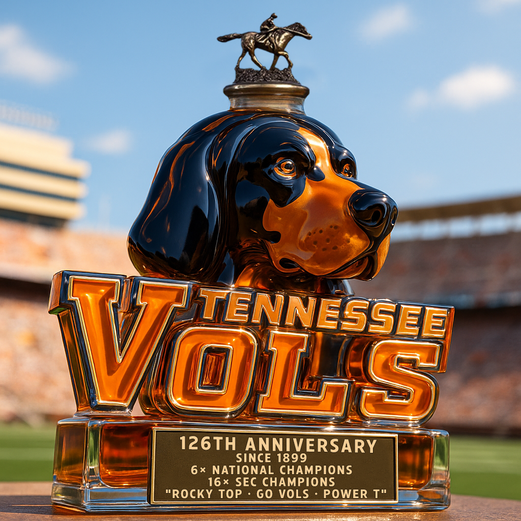 Tennessee Volunteers Glory Whiskey Bottle