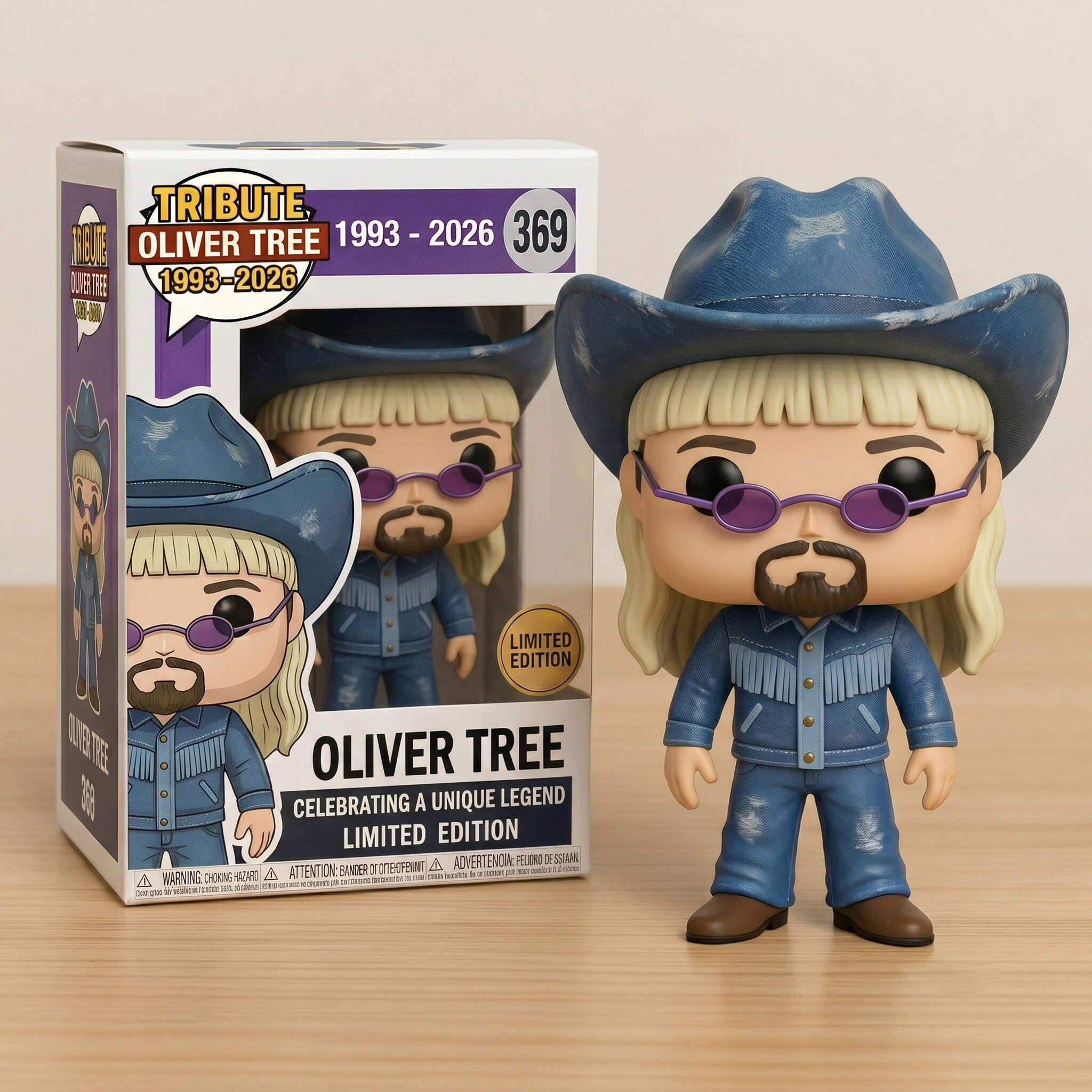 Collectible Music Icon Tribute Figure - Unique Legend Memorial Edition Doll