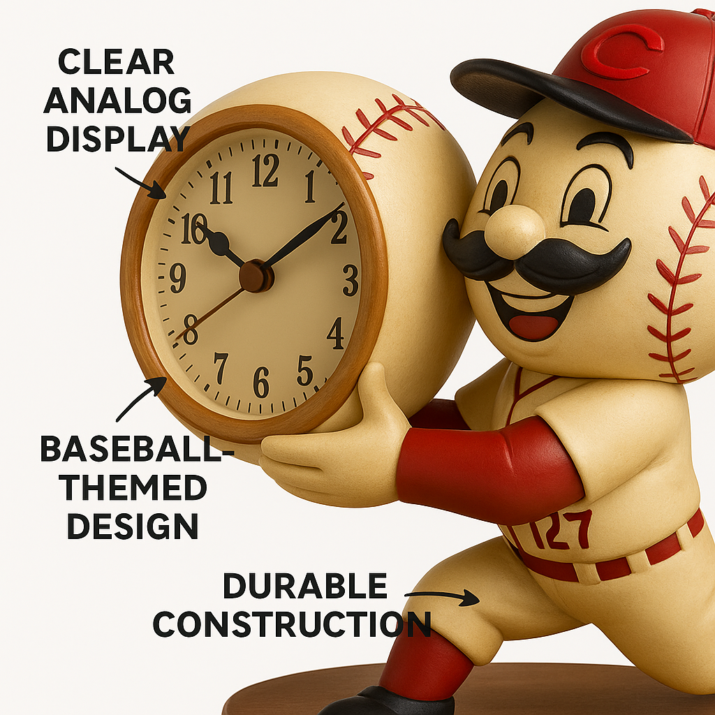 👉 Cincinnati Reds Limited Edition Clock – Celebrate 5x World Series Glory!