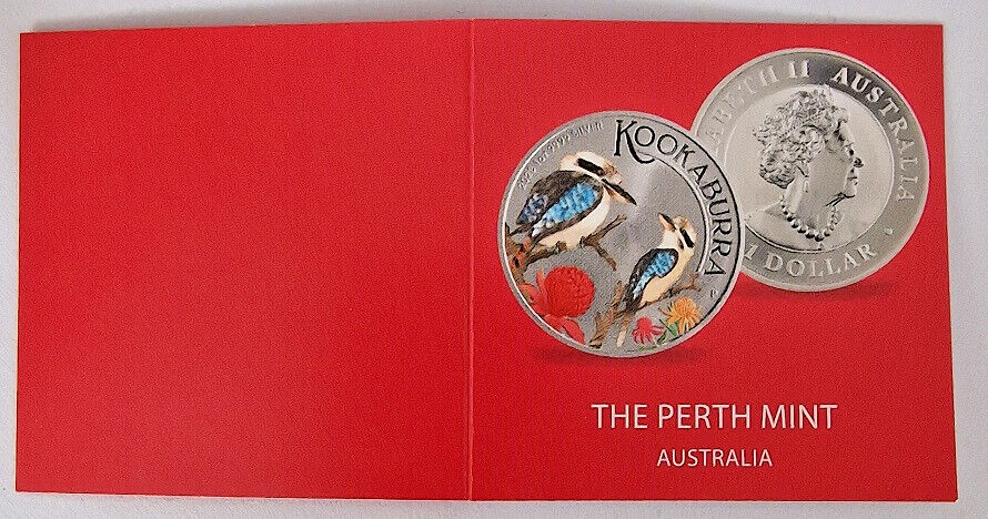 2023 Australian Kookaburra - World Money Fair Berlin Special Edition - 1oz Silver Coloured