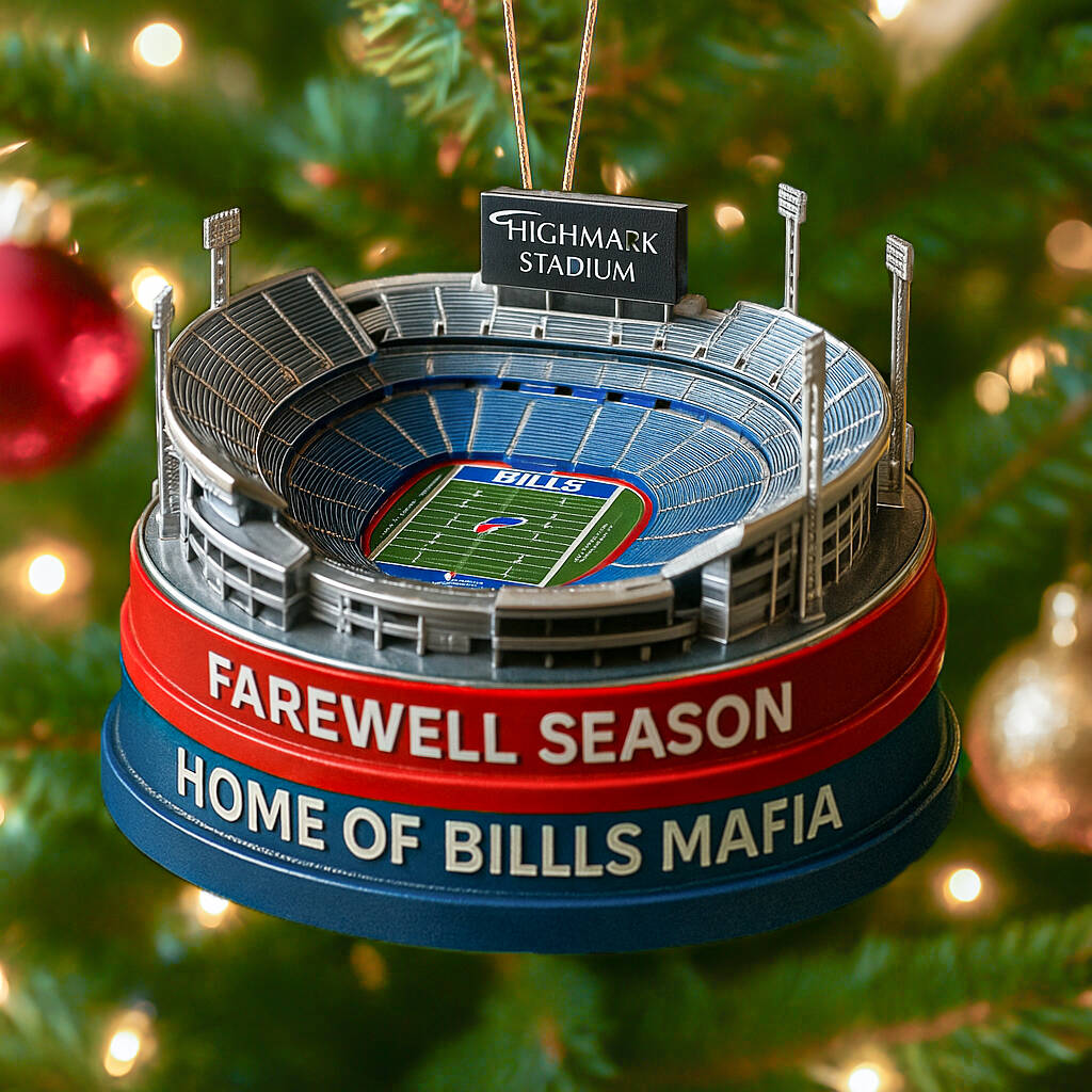 Bills Highmark Stadium Farewell Season Ornament (1973-2025)