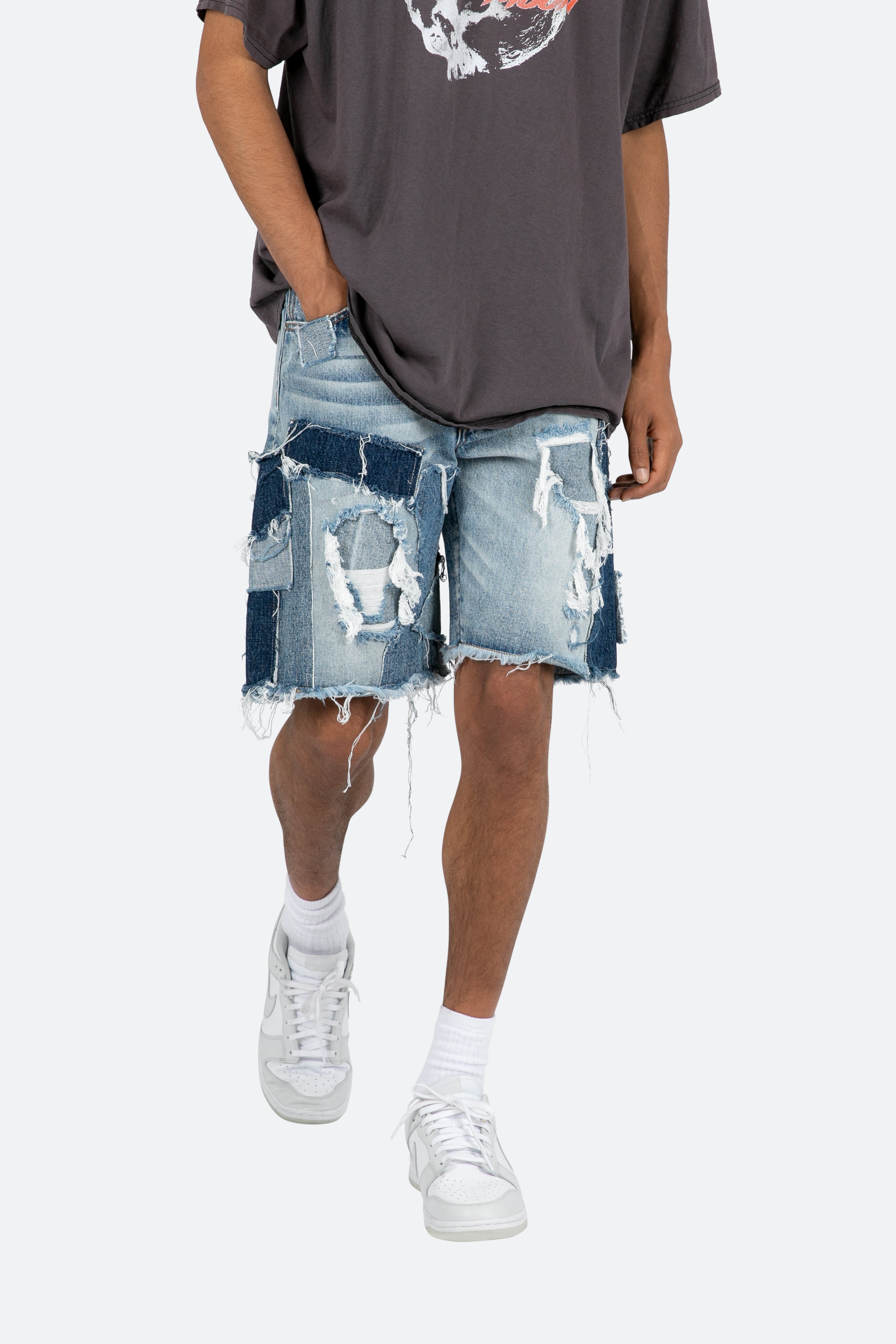 R464 Denim Shorts - Blue