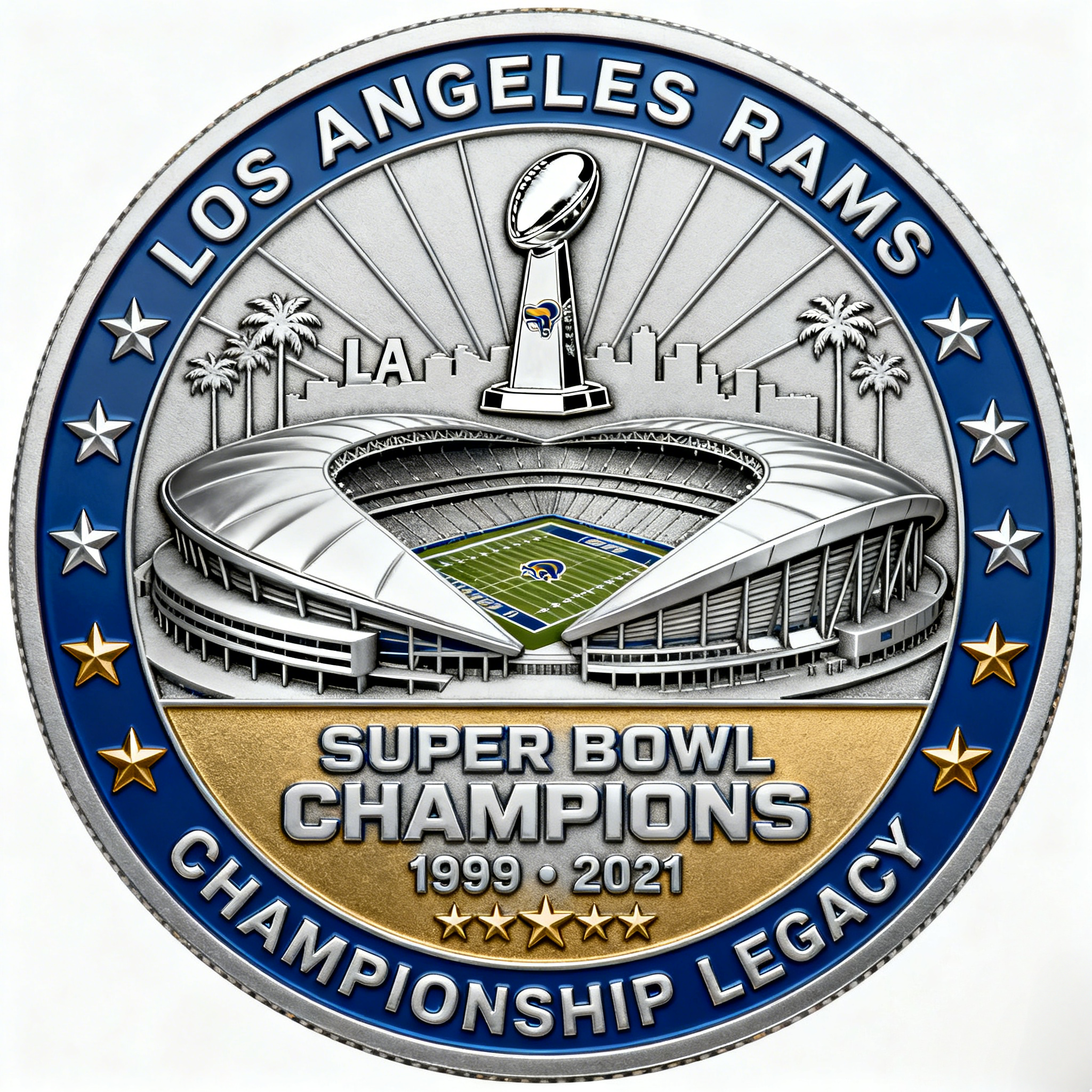 The Rams 90th Anniversary Commemorative Coin