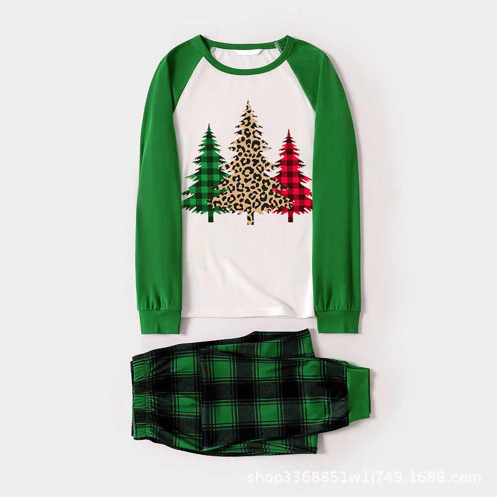 2024 Plaid Christmas Tree Pajamas Family Pajama Set